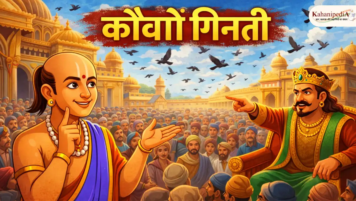 कौवों की गिनती : तेनालीराम की चतुराई की कहानी