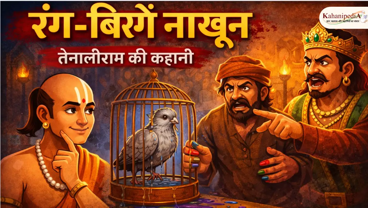 रंग-बिरंगे नाखून : तेनालीराम की चतुराई की कहानी