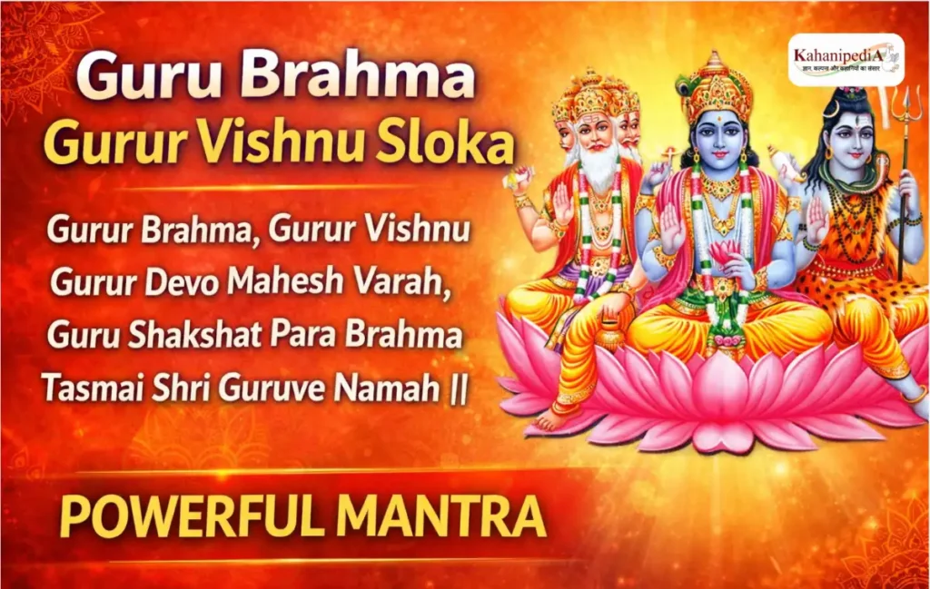 Guru Brahma Guru Vishnu Sloka