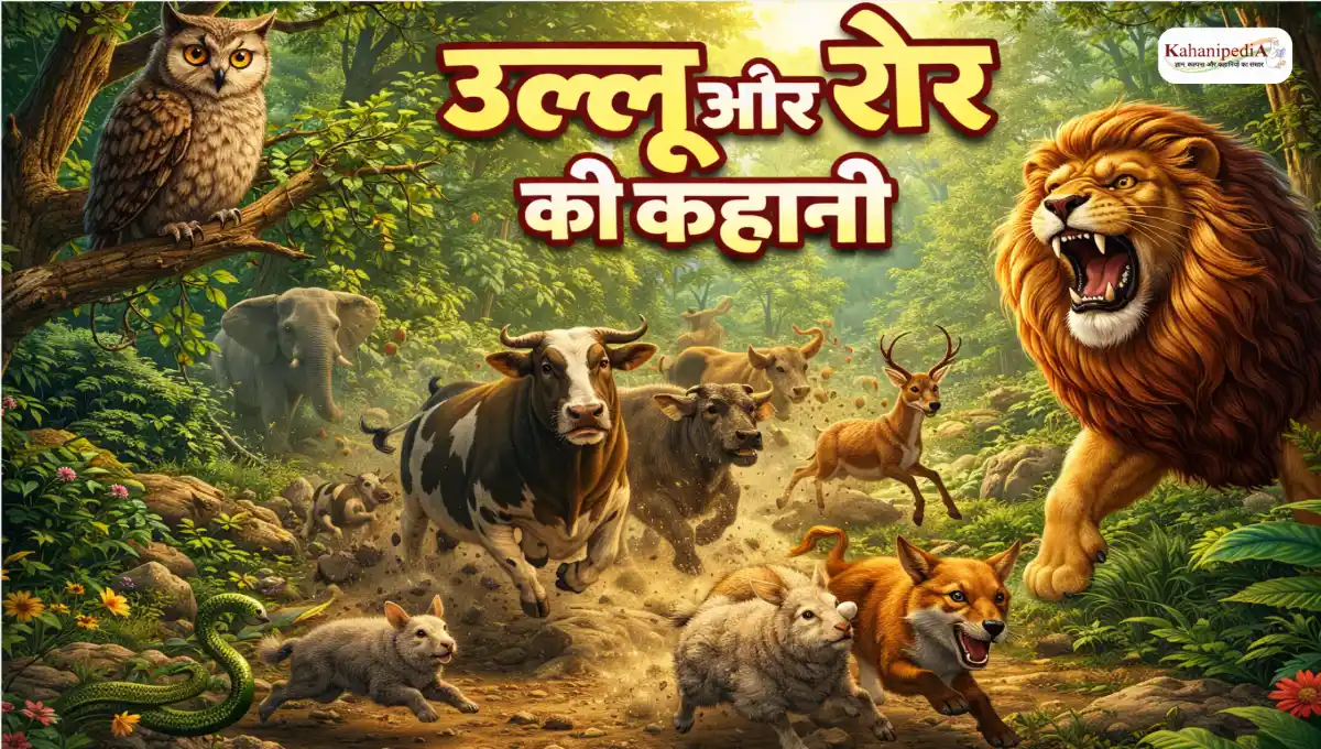 उल्लू और शेर | Sher Ki Kahani in Hindi