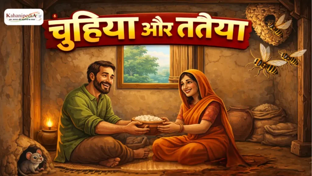 चुहिया और ततैया