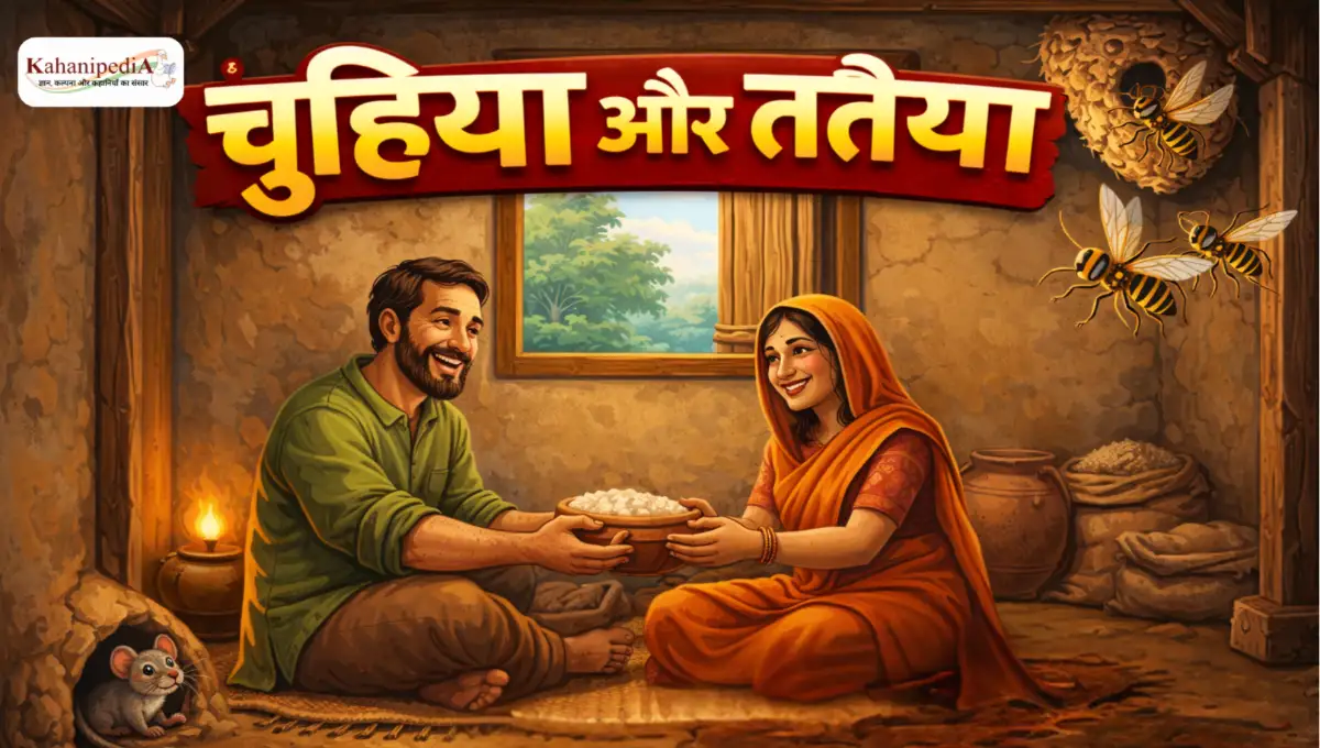 चुहिया और एक ततैये की कहानी : अलिफ़ लैला (Chuhiya Aur Tataiye Ki Kahani)