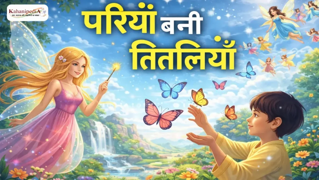 परियाँ बनी तितलियाँ