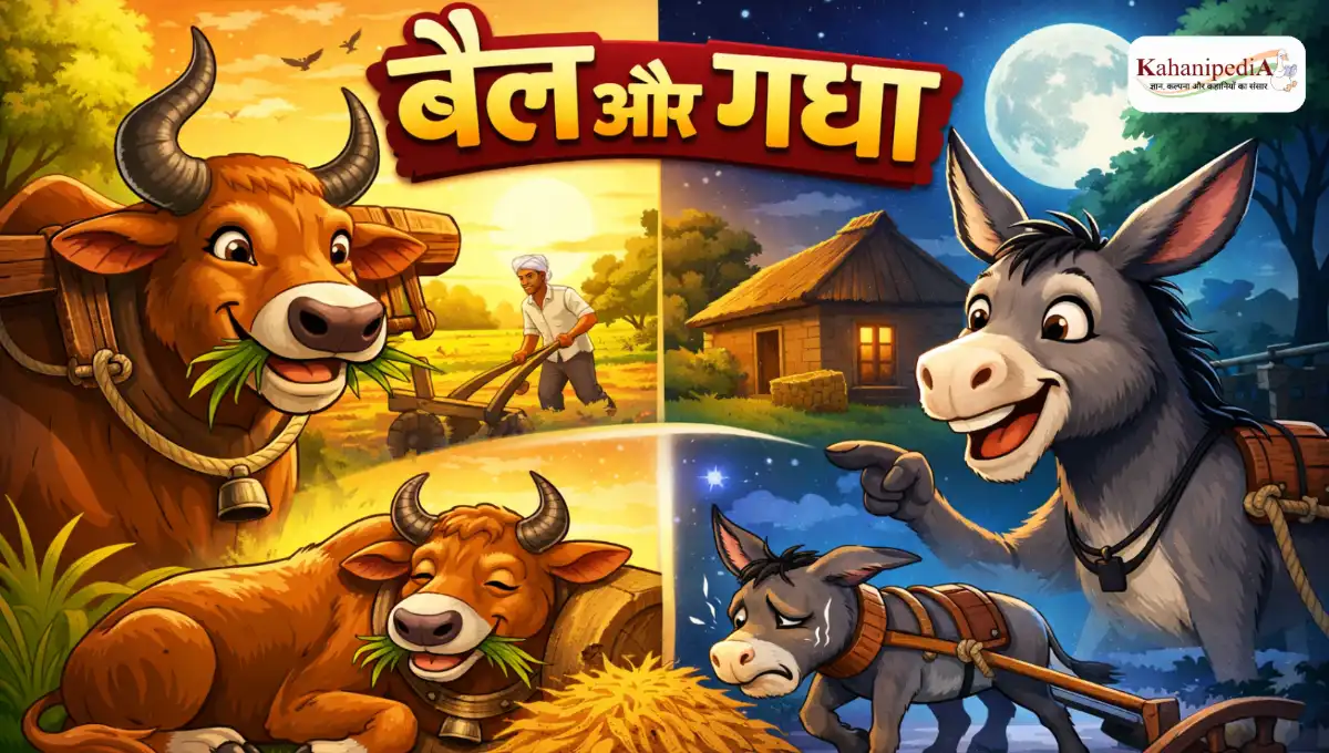 बैल और गधा – अलिफ़ लैला की कहानी