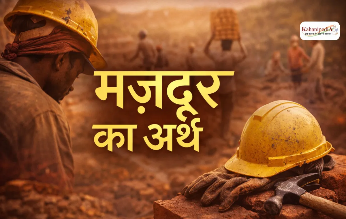 Mazdoor Meaning in Hindi | मज़दूर का अर्थ