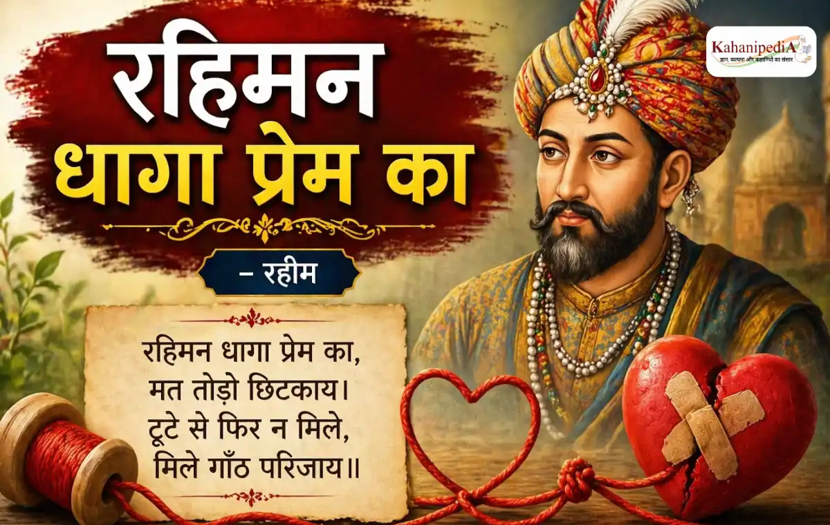 रहिमन धागा प्रेम का – रहीम का प्रसिद्ध दोहा और उसका गहरा अर्थ