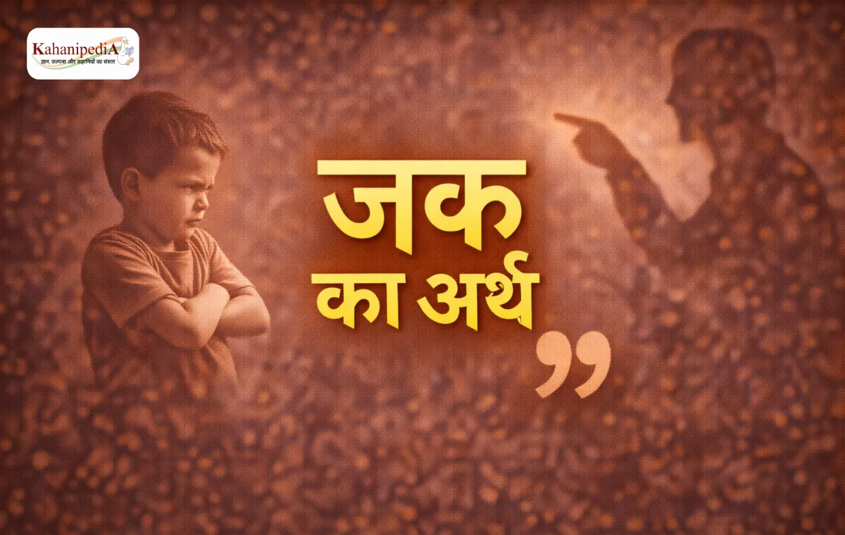 जक का अर्थ (Jak Meaning in Hindi)