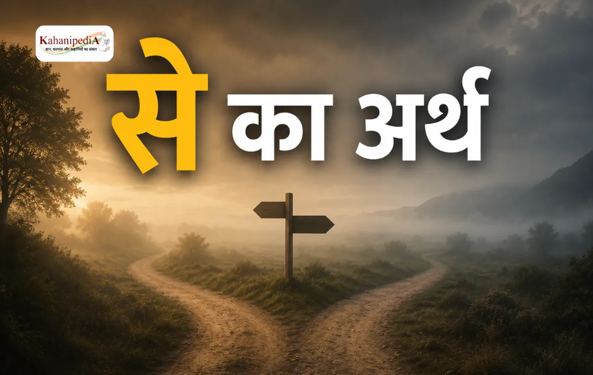 से का अर्थ (Se Meaning in Hindi)
